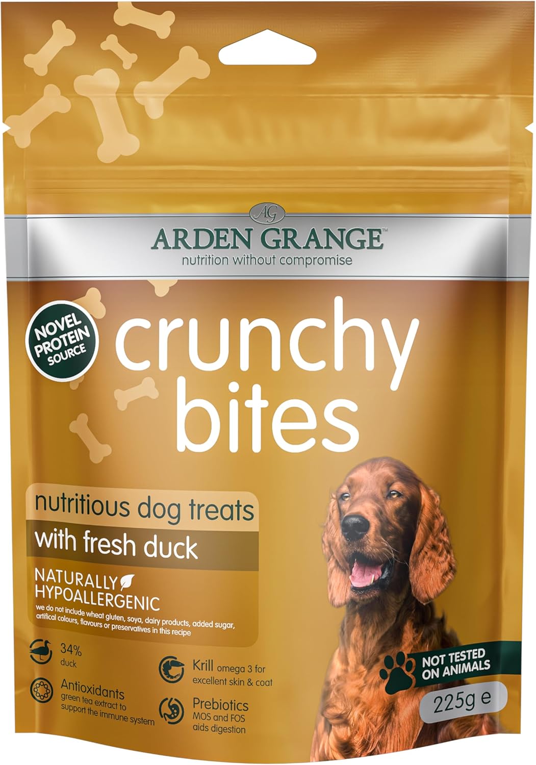 Arden Grange Crunchy bites with fresh duck 10 x 225g :Pet Supplies