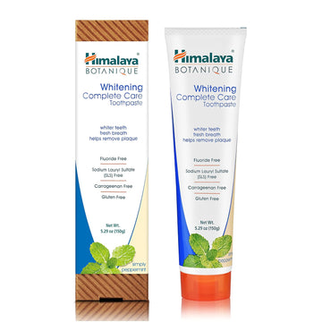 Himalaya Botanique Complete Care Whitening Toothpaste, Simply Peppermint, For A Clean Mouth, Whiter Teeth And Fresh Breath, 5.29 Oz…