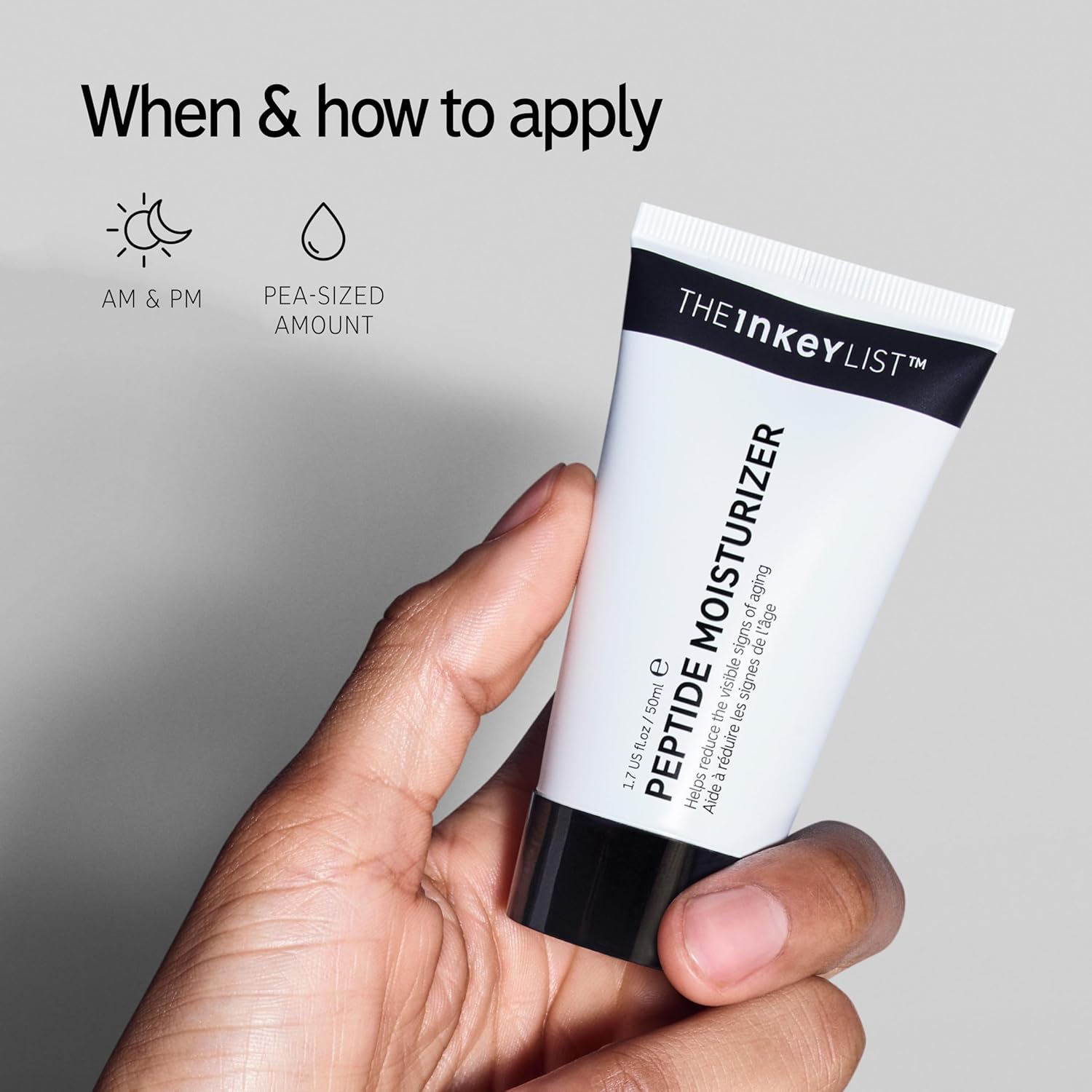 The Inkey List Peptide Moisturizer, Face Moisturizer For Dry Skin, Helps Reduce Appearance Of Fine Line And Wrinkles, Hydrating Cream For Skin, 1.69 Fl Oz : Beauty & Personal Care