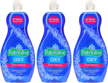 Palmolive Ultra Oxy Power Degreaser, Dish Soap - 20 Fl Oz (Pack of 3)