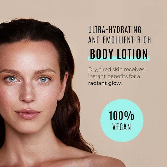 Malibu C Ultra Body Lotion - Hydrating Lotion For Extremely Dry Skin - Delivers Weightless Moisture & Radiant Glow - Safe For All Skin Types (16 Fl Oz)