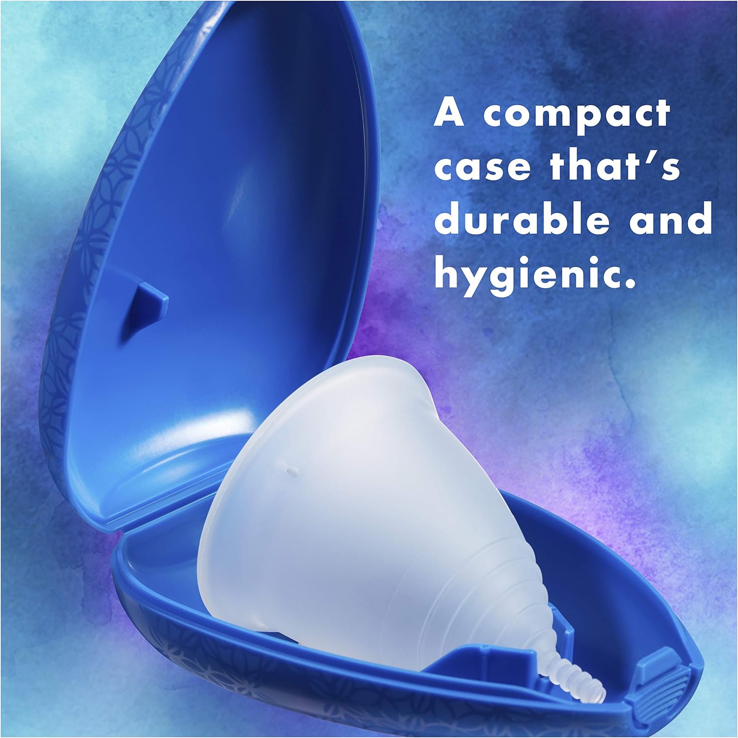 Tampax Menstrual Cup Regular Flow with Carrying Case, Tampon Alternative for Period, Reusable, 12 Hours of Flexible Comfort-fit Protection with Free Always Thin Liners : Health & Household