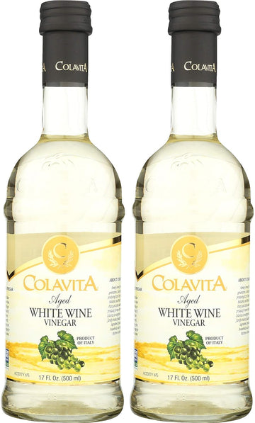 Colavita Aged White Wine Vinegar, Special, 17 Fl Oz (Pack of 2)