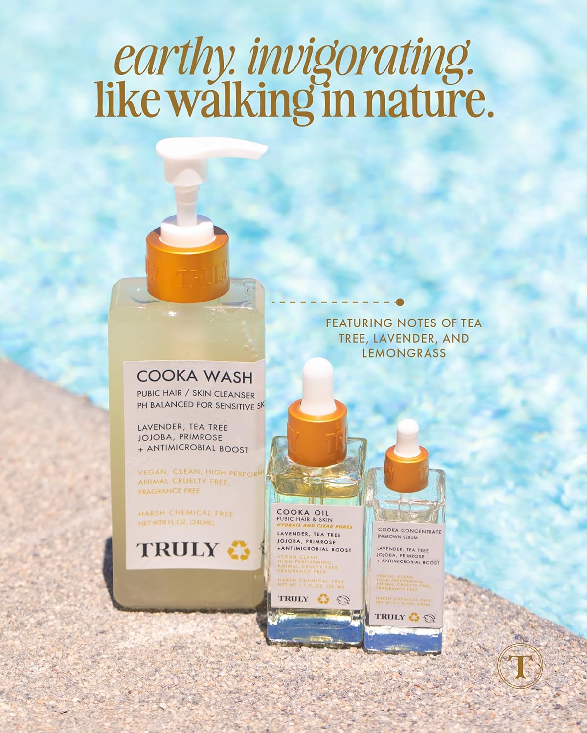 Truly Beauty Cooka Concentrate | Ingrown Hair & Redness Relief Serum | Hydrating Jojoba, Lavender & Tea Tree Oil | Soothes Sensitive Skin & Restores Elasticity | Antimicrobial Formula : Beauty & Personal Care