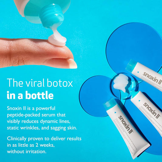 Indeed Labs Snoxin Ii™ | Biomimetic Neuropeptide, Matrixyl Synthe 6, & Perfection Peptide P3 Face Serum Blend | Am & Pm Wrinkle Serum For Women | Instant Smoothing Effect On Lines & Wrinkles, (30 Ml)
