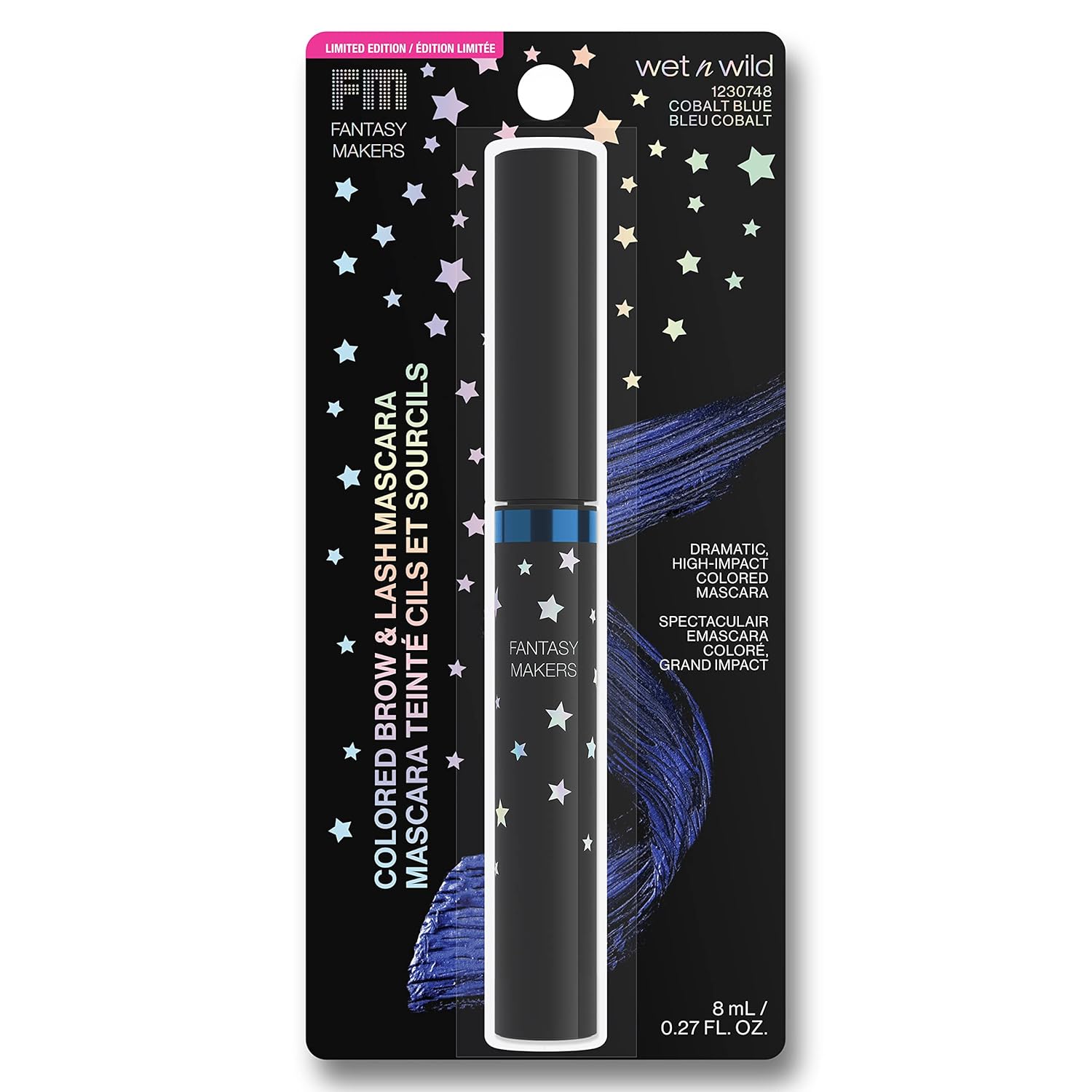 wet n wild Fantasy Makers Halloween Colored Brow & Lash Mascara Cobalt Blue : Beauty & Personal Care