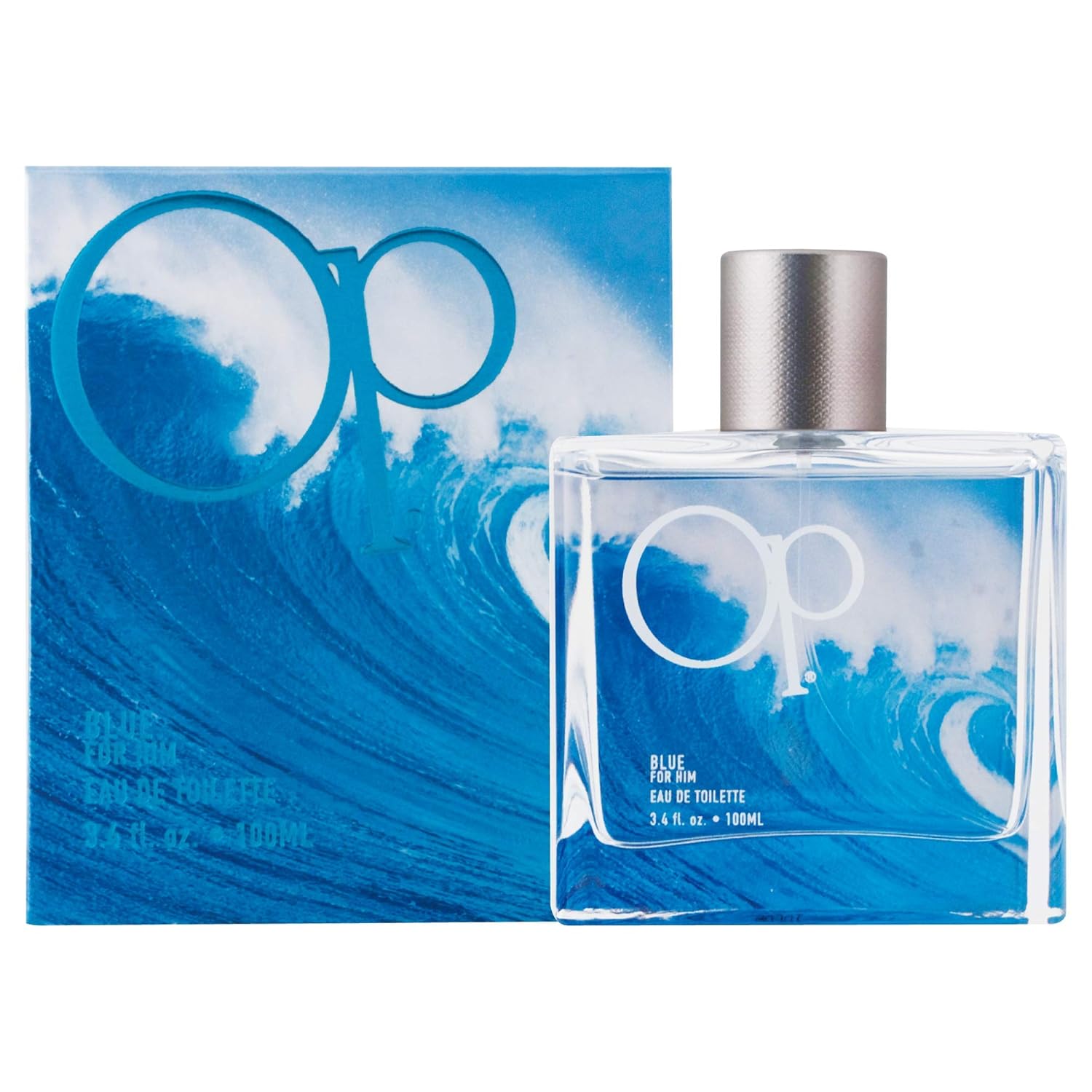 Ocean Pacific Blue For Him Eau De Toilette Spray, 3.4 Oz