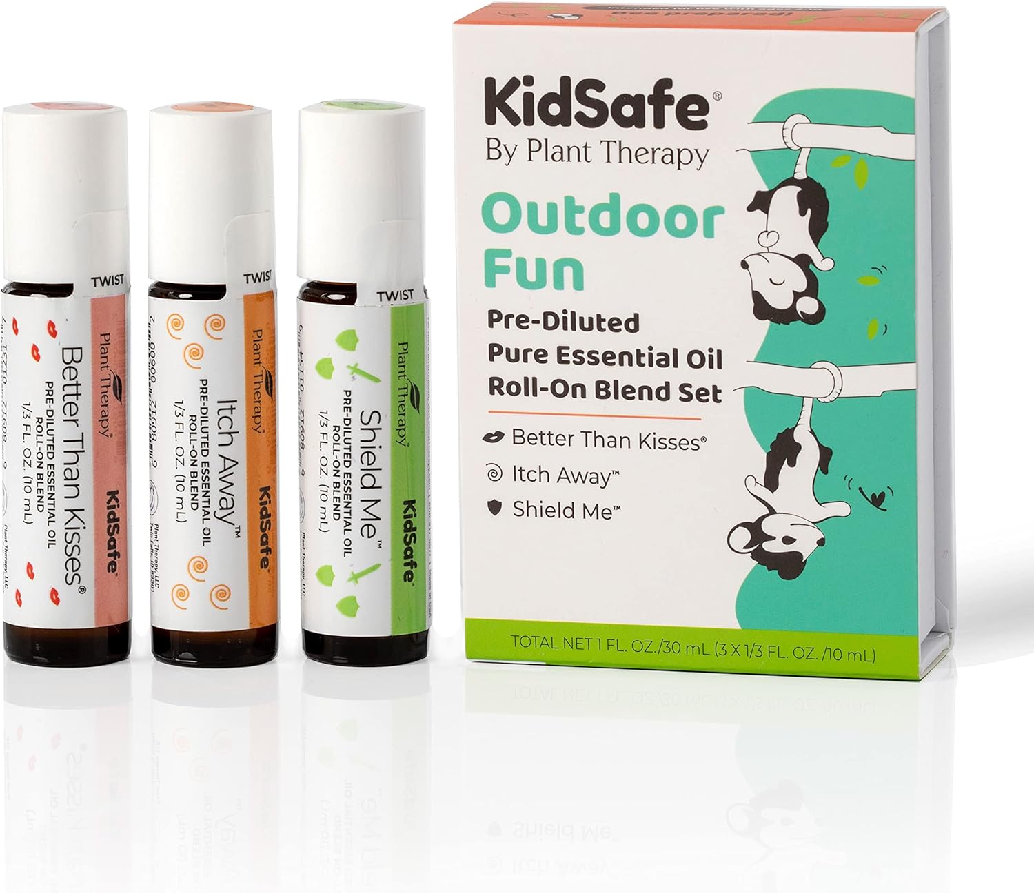 Plant Therapy Outdoor Fun Kidsafe Essential Oil Blends Set 100% Pure, Pre-Diluted Roll Ons, Ready-To-Use, Natural Aromatherapy For Children'S Top Outdoor Needs