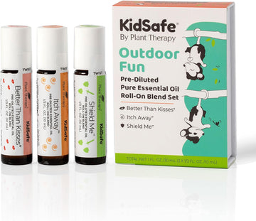 Plant Therapy Outdoor Fun Kidsafe Essential Oil Blends Set 100% Pure, Pre-Diluted Roll Ons, Ready-To-Use, Natural Aromatherapy For Children'S Top Outdoor Needs
