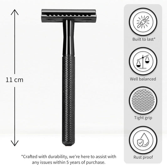 Bambaw Metal Safety Razor For Women - Rose Gold Women’S Razor - No Blade Included