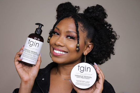 Tgin Miracle Repairx Curl Protein Reconstructor (Cpr) For Natural Hair - Dry Hair - Curly Hair - Damaged Hair - 12 Oz