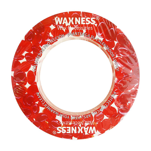Waxness Waxing Multi-Fit Protection Collars 50 Pack Red Fits Most 14 To 16 Ounces Tins And Pots
