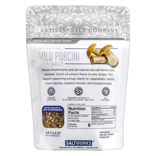 Artisan Salt Company Fusion Naturally Flavored Lemon Twist Sea Salt, Zip-Top Pouch, 3.5 Ounce