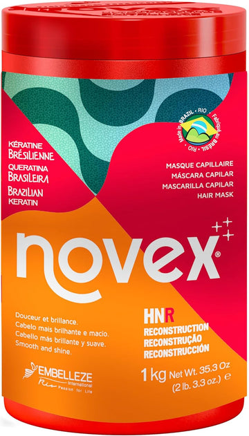 Novex Brazilian Keratin Extra Deep Hair Care Cream 1Kg/35.3Oz