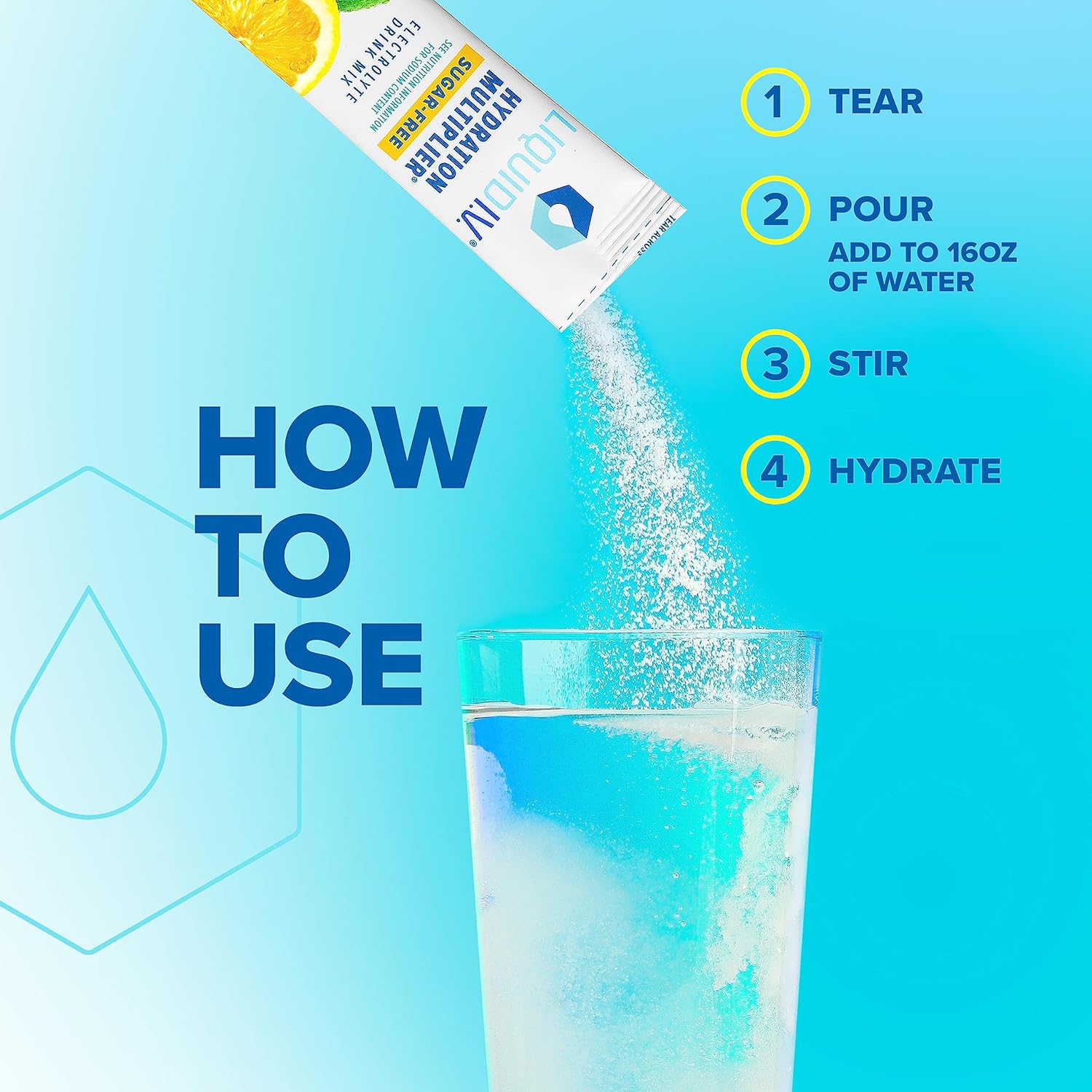 Liquid I.V. Sugar-Free Hydration Multiplier - Lemon Lime – Sugar-Free 
