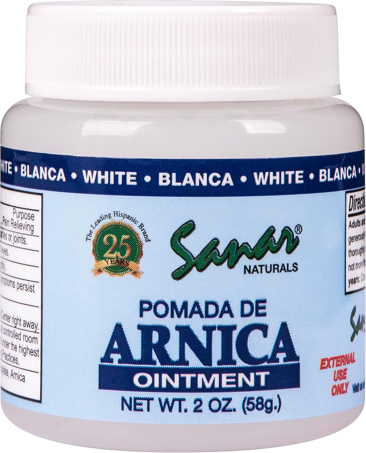 Sanar Naturals Clear Arnica Ointment 2 Oz - For Pain Relief And Bruises – Soothing Relief Of Muscles Soreness, Joint Pain, Lower Back Pain, And Body - With Menthol And Camphor