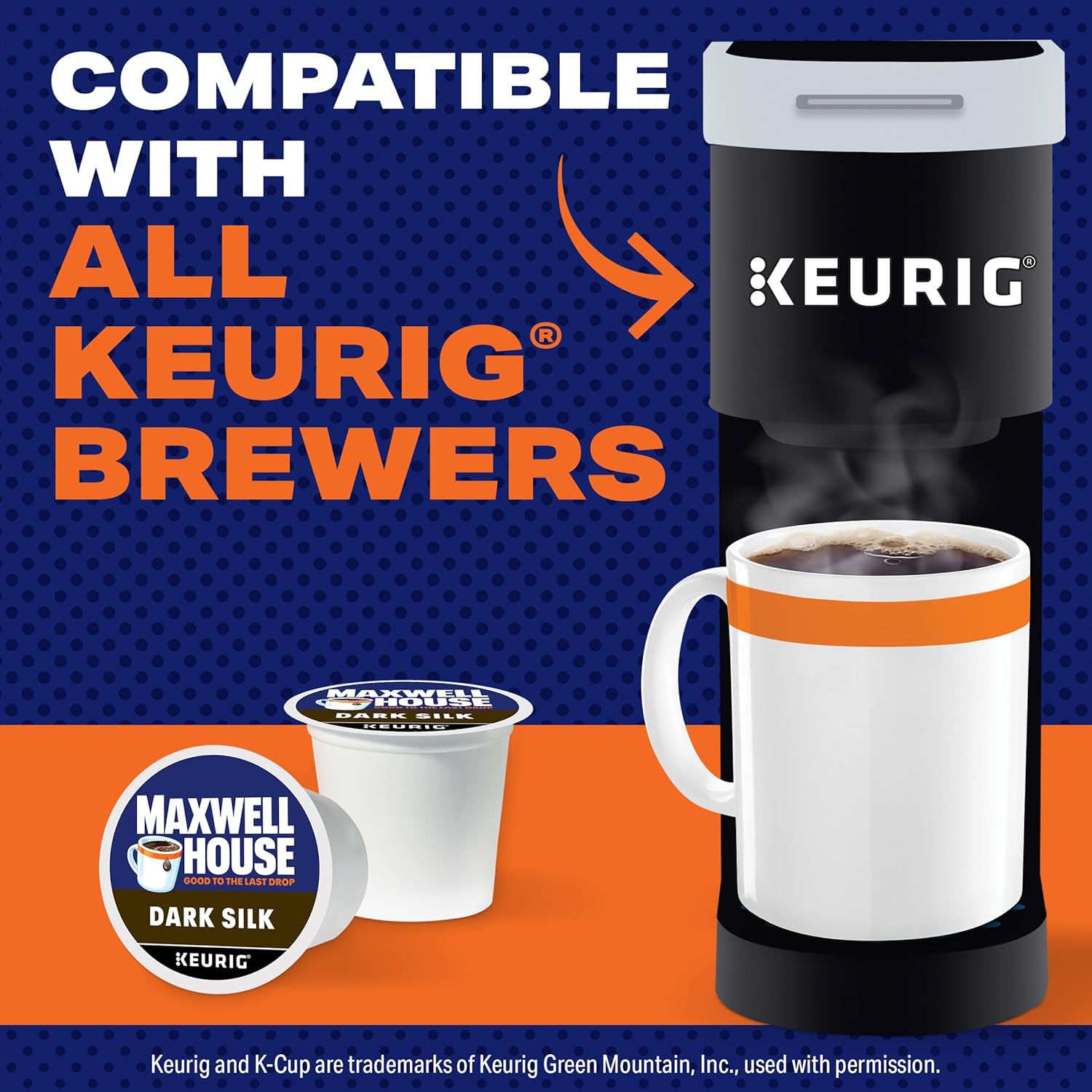 Maxwell House Dark Silk Dark Roast K-Cup® Coffee Pods (84 Ct Box)