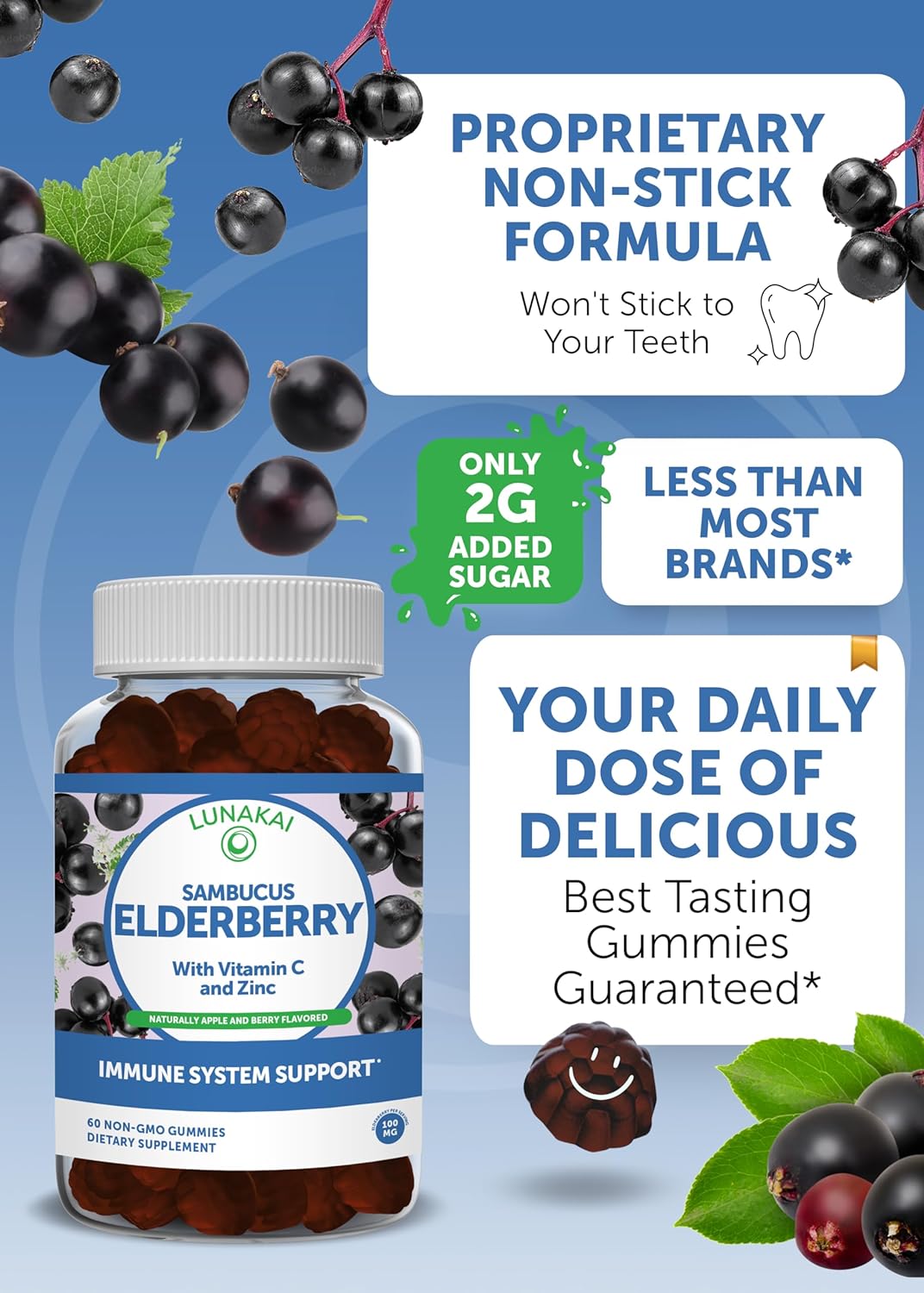 Collagen and Elderberry Gummies Bundle - Non-GMO, Gluten Free, No Corn Syrup, All Natural Supplements- 60 ct Collagen Gummies and 60 ct Elderberry Gummies - 30 Days Supply : Health & Household