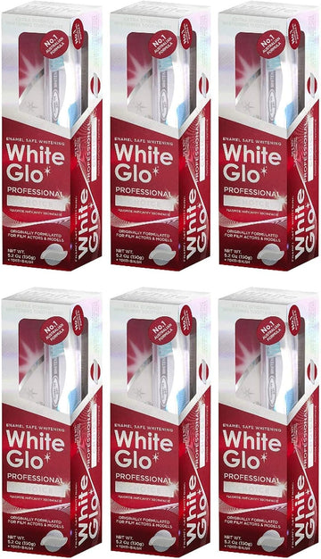 White Glo Extra Strength Whitening Toothpaste Professional Choice (100Ml) - Pack Of 6