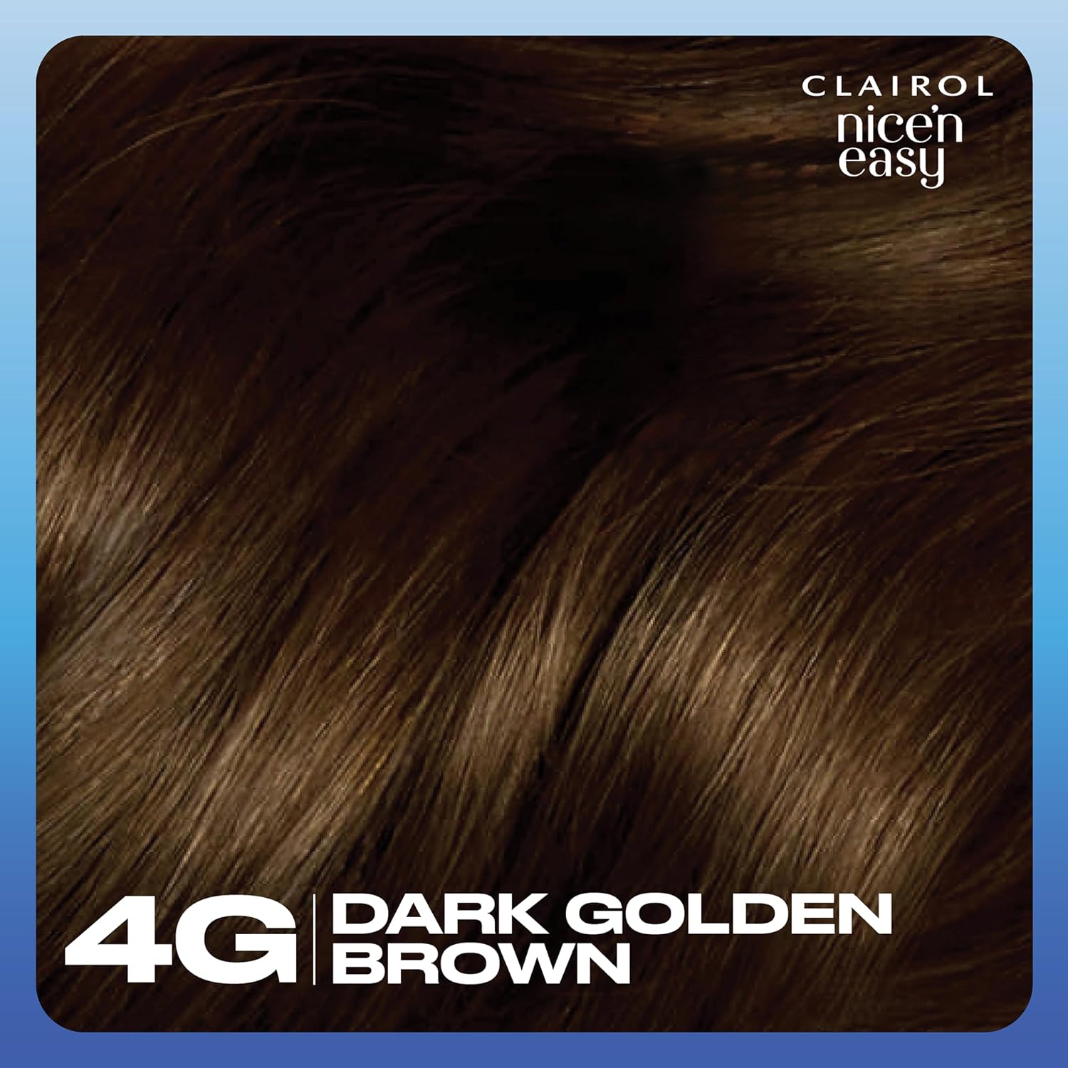 Clairol Nice'n Easy Crème, Natural Looking Oil Infused Permanent Hair Dye, 4G Dark Golden Brown,package may vary : Amazon.co.uk: Beauty