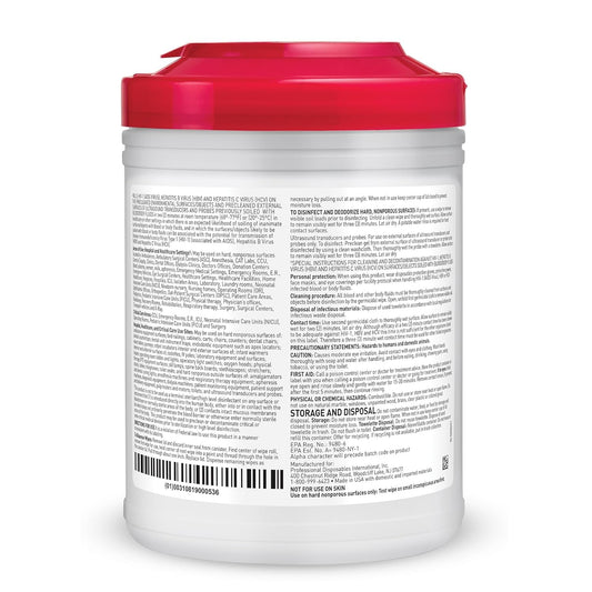 Sani-Cloth Plus Germicidal Wipes, Hospital-Grade Surface Disinfecting Wipes, Large, 6" X 6.75", 160 Wipes