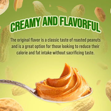 Pb&Me Natural Powdered Peanut Butter - Gluten Free, High Protein, Less Calorie Peanut Butter For Smoothie And Protein Shake Add Ins- 87% Less Fat Than Regular Creamy Peanut Butter - Original 200G