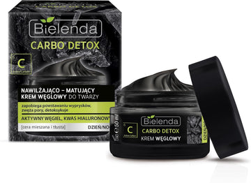 Bielenda Carbo Detox - Perfectly Matte And Moisturized Smooth Radiant Skin - Pores Are Tightened Imperfections Reduced - Carbo Detox Moisturizing And Mattifying Carbon Face Cream For Day/Night - 50 ml : Amazon.co.uk: Beauty