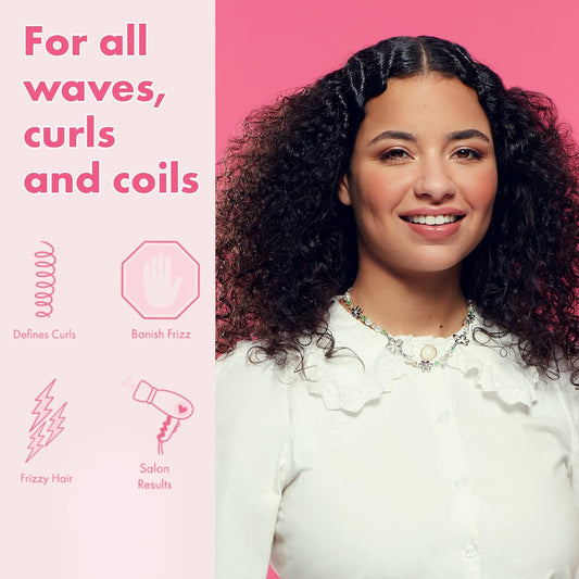 Umberto Giannini Curl Jelly Shine Moisturising Leave-In Conditioner For Curls Waves And Coils - Vegan Curl Heat Protectant And Curl Primer 180Ml (1 Pack)