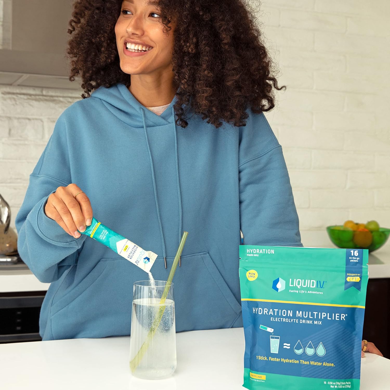Buy Liquid I.V. Hydration Multiplier - Lemon Lime - Hydration Powder Packets | Electrolyte Powder Drink Mix | Easy Open Single-Serving Sticks | Non-GMO | 3 Pack (48 Servings) on Amazon.com ? FREE SHIPPING on qualified orders