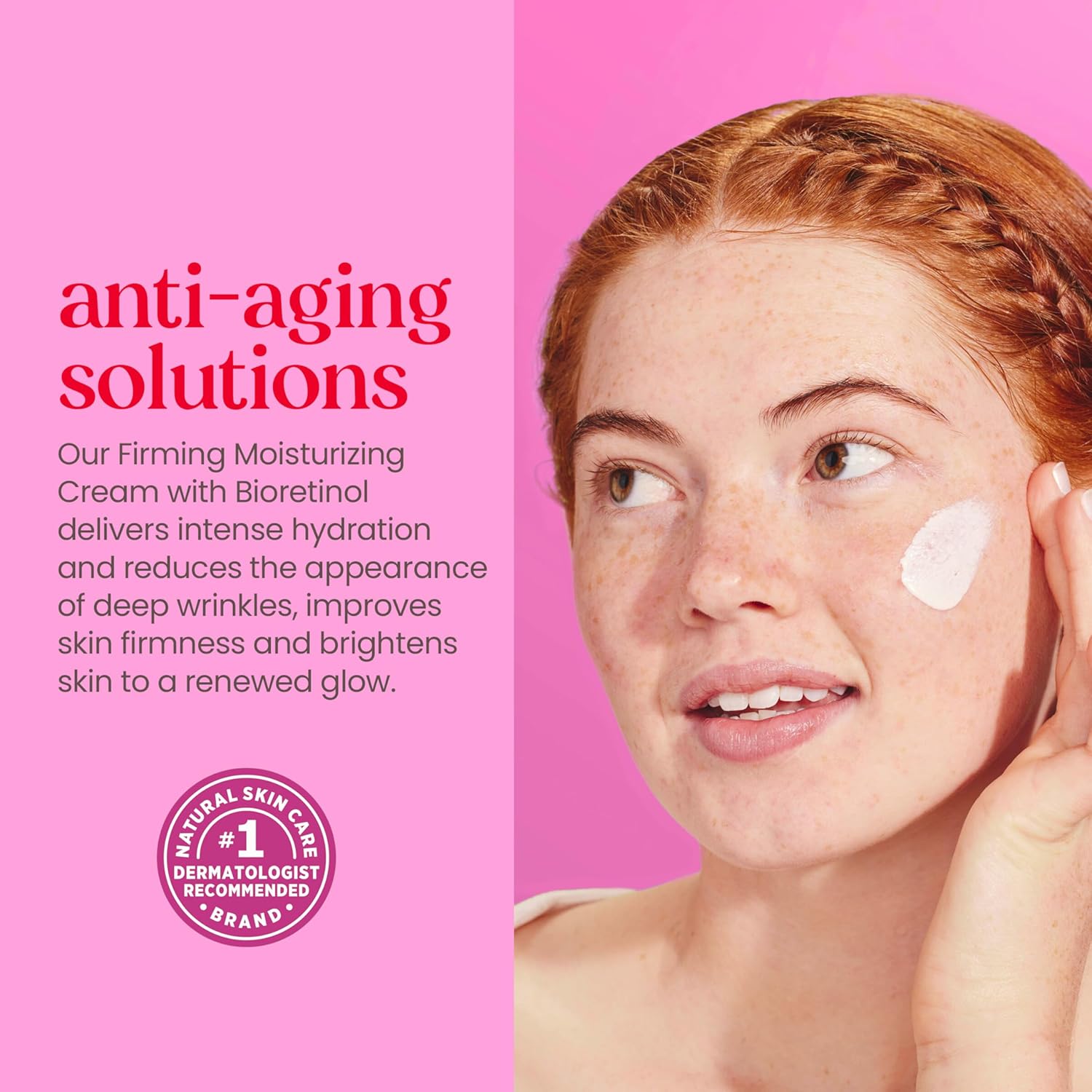 Burt'S Bees Renewal Fragrance-Free Firming Moisturizing Face Cream With Natural Retinol Alternative, Firming Face Cream With Bakuchiol, 99 Percent Natural Origin Skin Care, 1.8 Oz. Tub