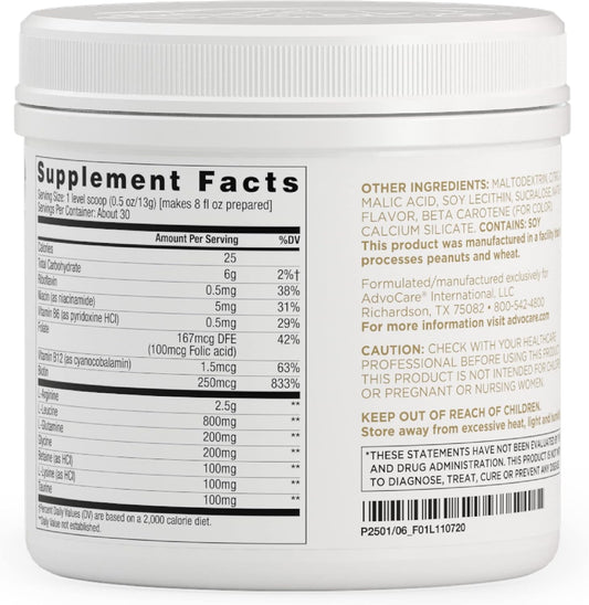 Advocare Arginine Extreme Multinutrient Supplement - Pre-Workout Amino Acids Supplement - Supports Stamina & Endurance* - Includes Vitamin B-12, L-Arginine & More - Citrus, 14 Oz