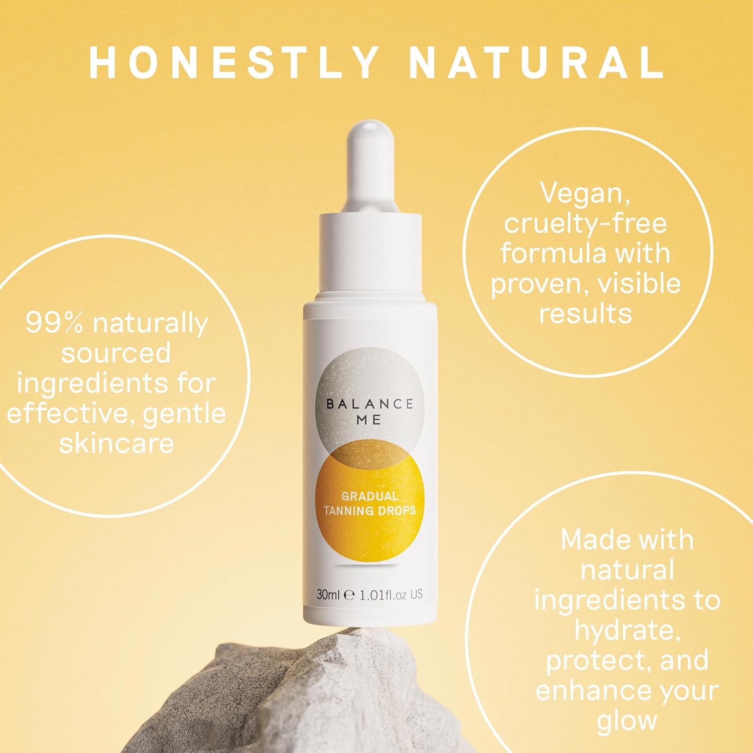 Balance Me Gradual Tanning Drops 30ml, Face Self Tanner For Bronzing, Fake Tan Alternative With Vitamin E and Aloe Vera to Hydrate : Amazon.co.uk: Beauty