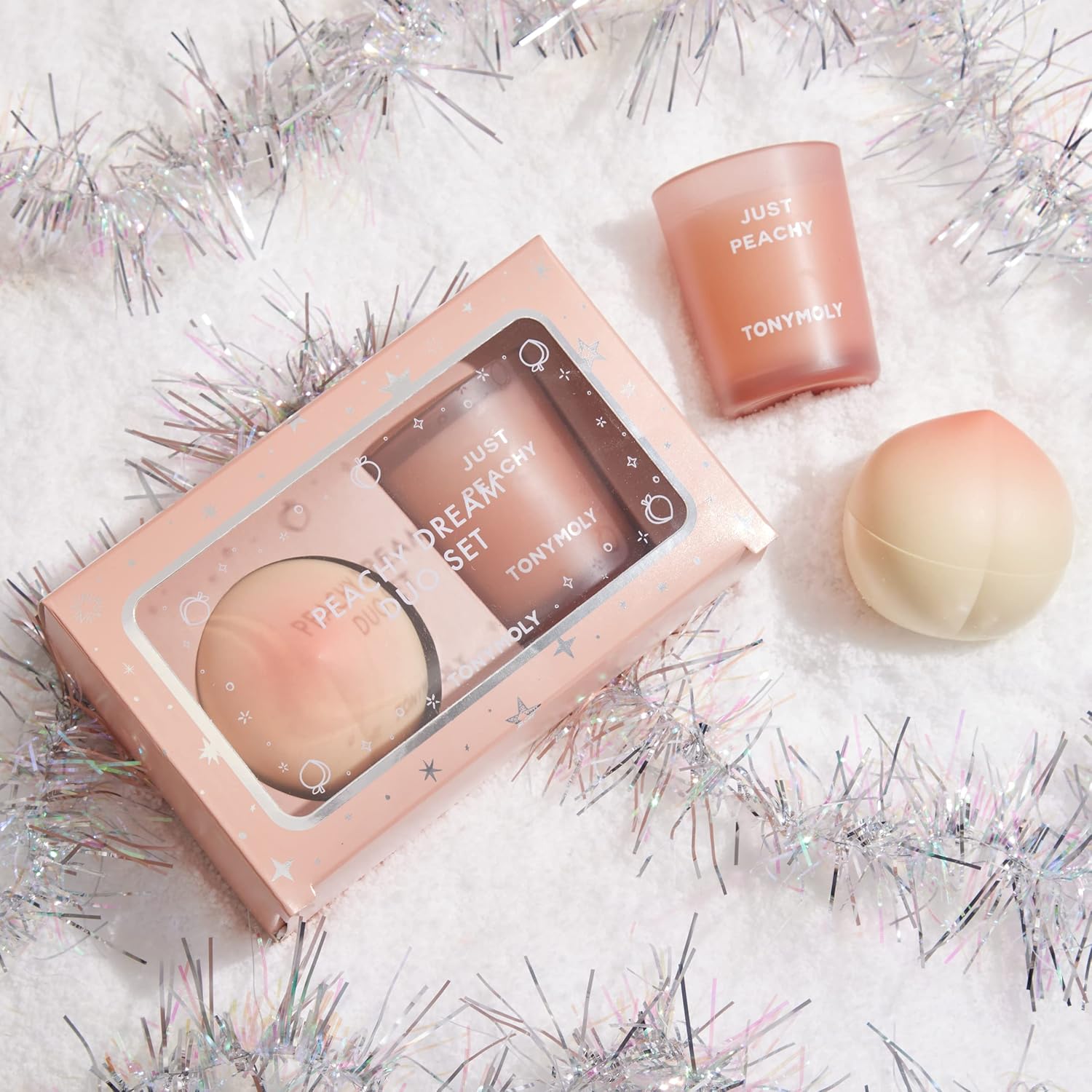 Tonymoly Dimishes Dry Skin! Peachy Dream Duo Set