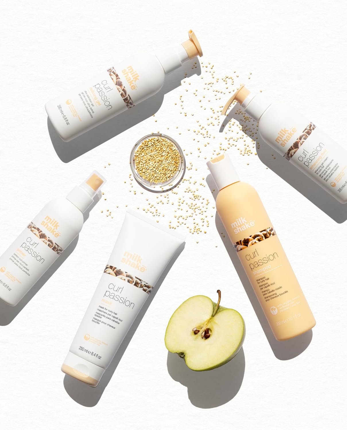 milk_shake Curl Passion Mask - Nourishing Hydrating Mask the Reduces Frizs for Curl Hair| 8.4 fl oz (250 ml) : Beauty & Personal Care