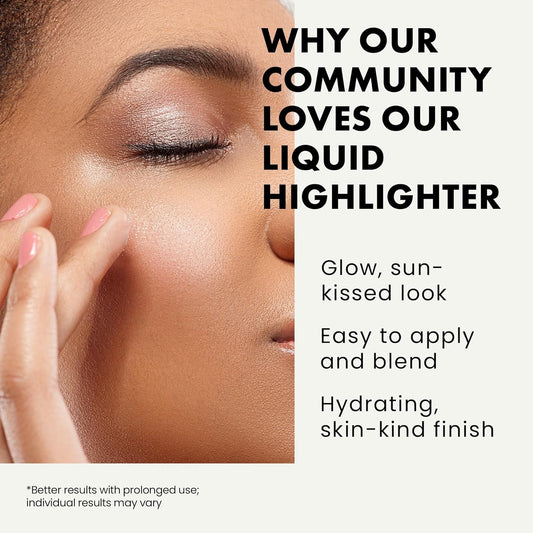 Liquid Highlighter Makeup - Face Highlighter, Liquid Contour, Liquid Bronzer for Face, Highlighters Makeup - Glow Makeup for Face, Beauty Highlighter and Bronzer, Skin Illuminator - 50 ML