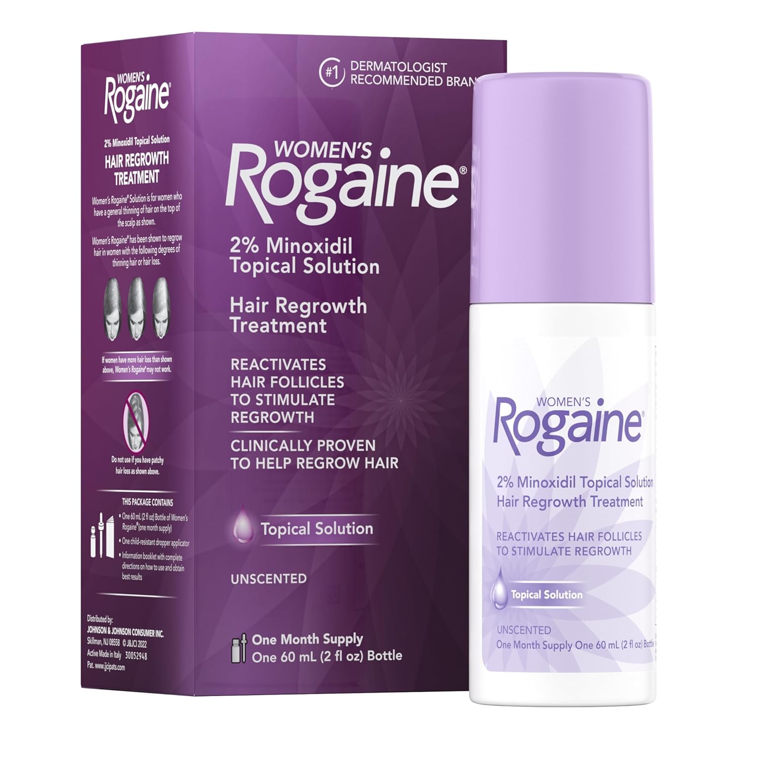 Women'S Rogaine Hair Regrowth Treatment (One Month Supply)