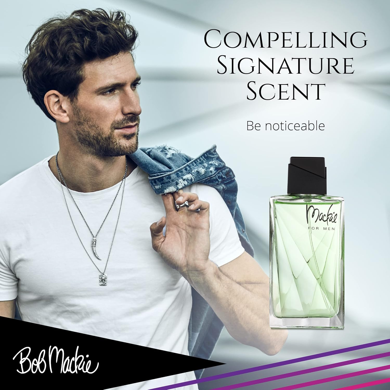 Bob Mackie Men’S Eau De Toilette Spray, Designer Fragrance For Him, 3.4 Oz : Beauty & Personal Care