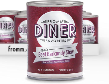 Fromm Diner Favorites Bella'S Beef Barkundy Stew Dog Food - Premium Wet Dog Food - Beef Recipe - Case Of 12 Cans