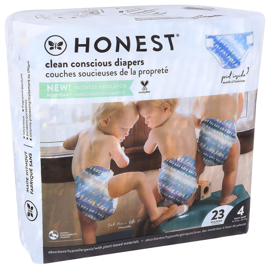 The Honest Company Size 4 Tie Dye Diapers 23 Count, 23 Ct