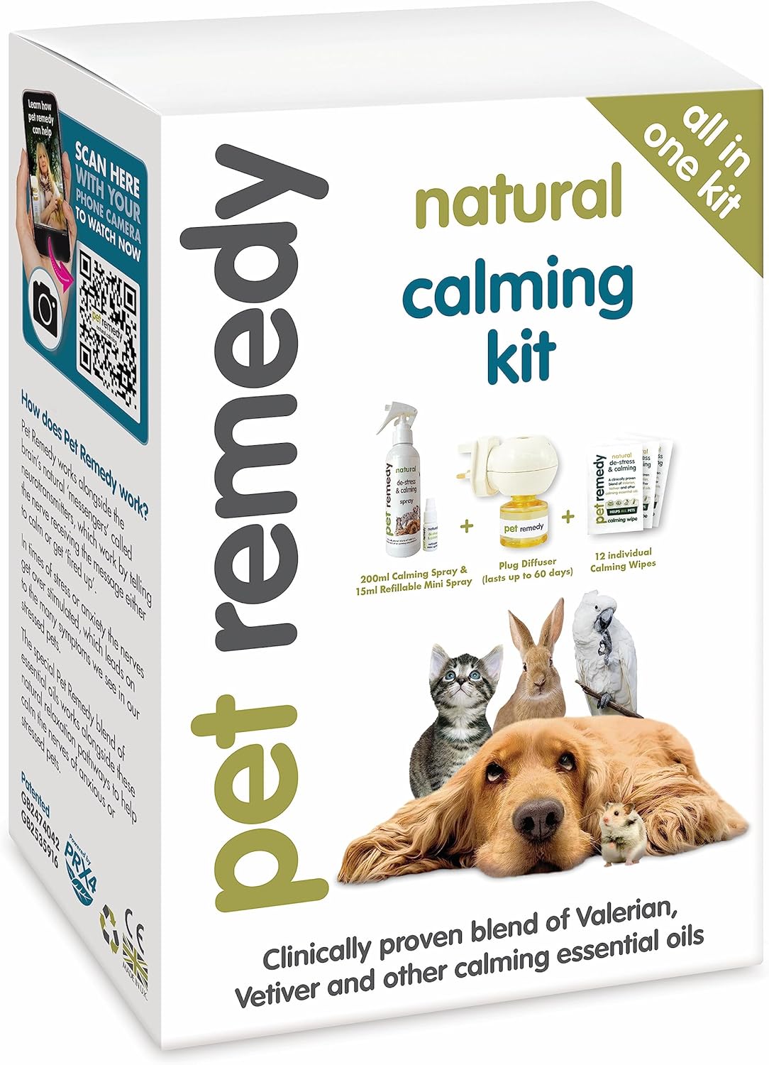 Pet Remedy Natural De-Stress & Calming Kit