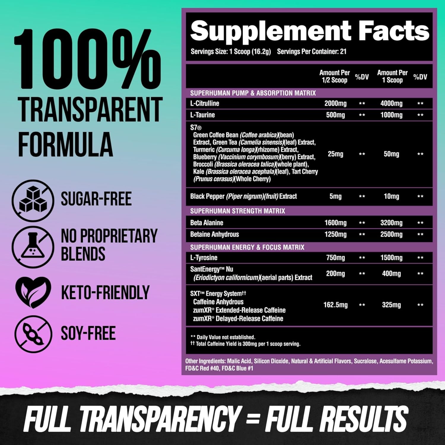 Alpha Lion Superhuman Pre Workout Powder, Beta Alanine, L-Taurine & Tri-Source Caffeine For Sustained Energy & Focus, Nitric Oxide & Citrulline For Pump (21 Servings, Grapezilla) : Health & Household