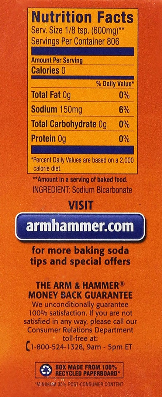 Arm & Hammer Baking Soda - Net Wt 1 Lb - (Pack Of 2)