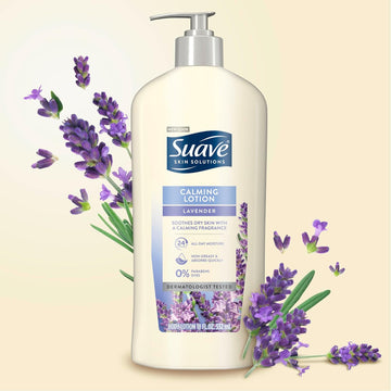 Suave Skin Solutions Body Lotion Lavender Calming Lotion 18 oz : Beauty & Personal Care