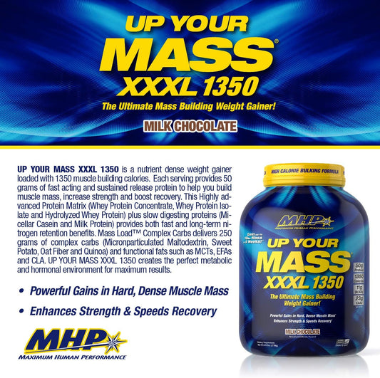 Maximum Human Performance MHP UYM XXXL 1350 Mass Building Weight Gaine