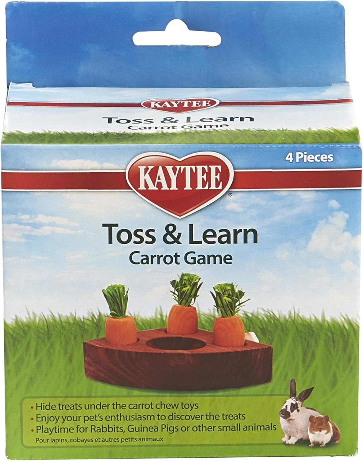 Kaytee Toss & Learn Carrot Game, 277207 : Home & Kitchen