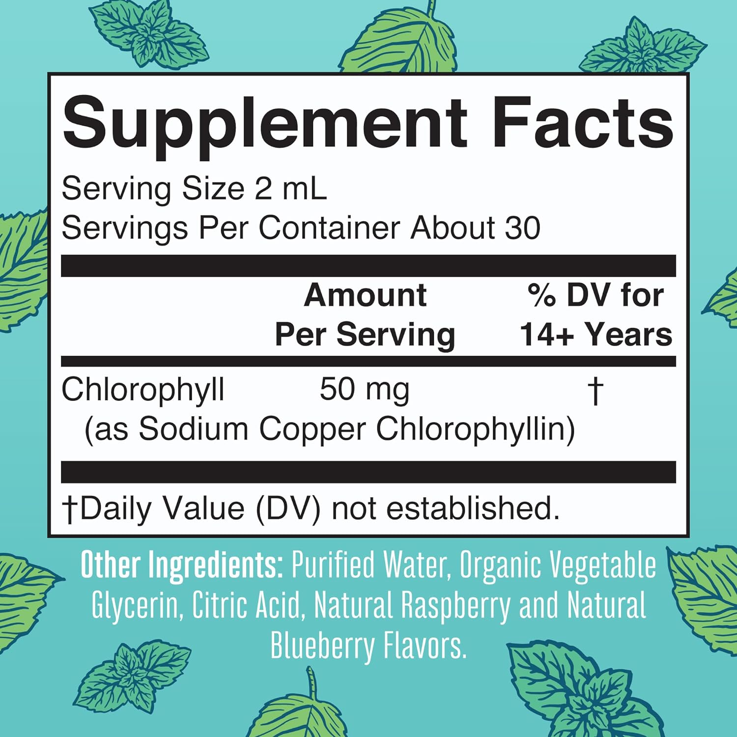 MaryRuth's Chlorophyll Liquid Drops | Clean Label Project Certified® | Vegan | Non-Diluted Liquid Chlorophyll| Mulberry Derived Supplement for Ages 14+ | Non-GMO | Delicious Minty Flavor | 2 Fl Oz : Health & Household