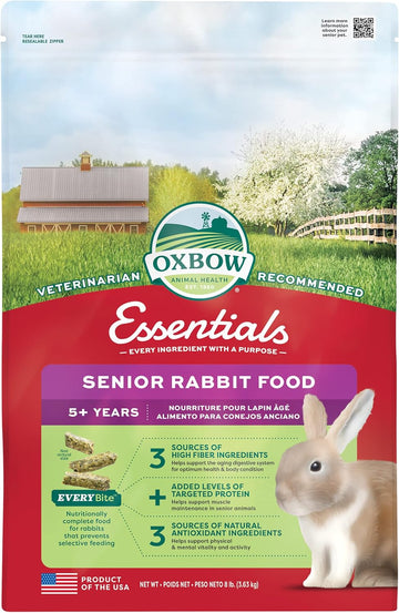 Oxbow Animal Health Essentials Senior Rabbit Food - 8 Lb