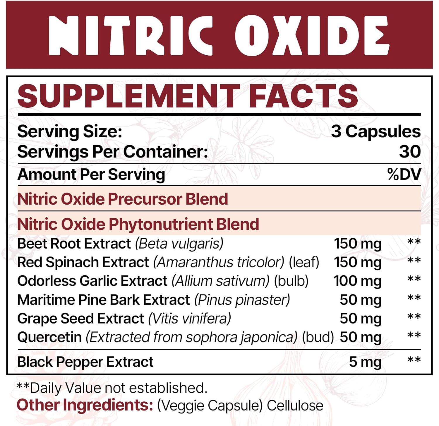 Zdoroviye Nitric Oxide Supplement For Men (2 Bottles) : Health & Household