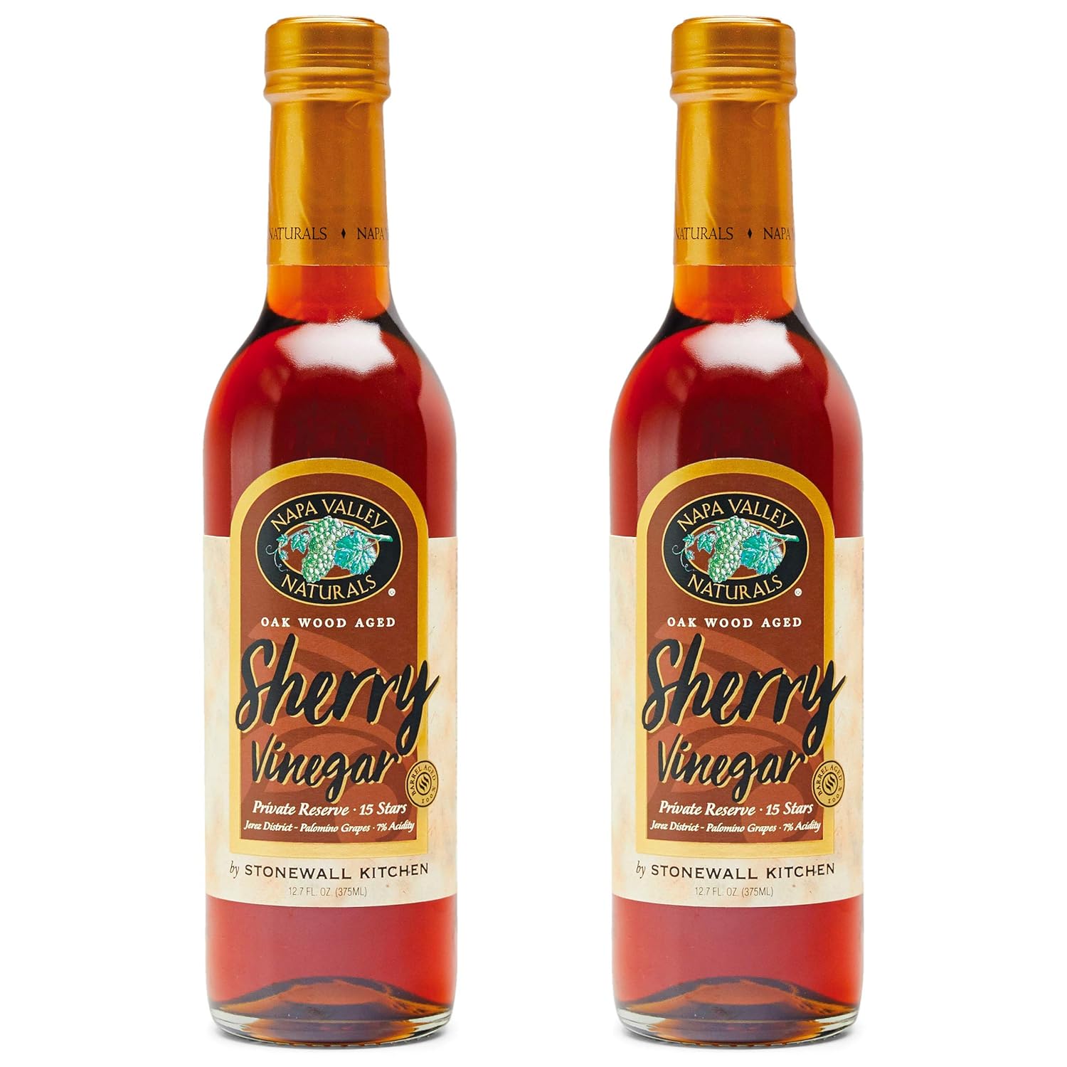 Napa Valley Naturals Sherry Vinegar (15 Star), 12.7 ounce (2-Pack)