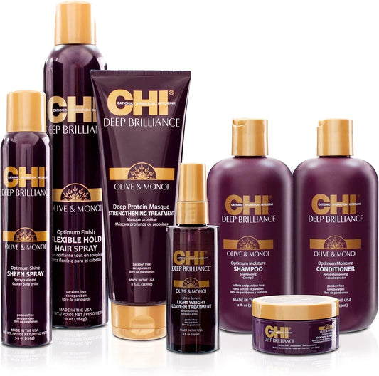 Chi Deep Brilliance Optimum Shine, Sheen Spray, 150G, White